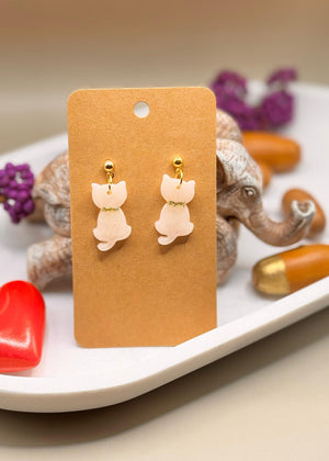 Boucles d'oreilles - Chat