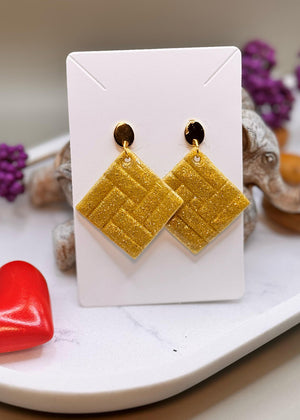 Boucles d'oreilles - Carrées